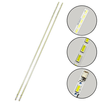 2X 68LED 676mm LED Strip for Sharp/Vizio E601I-A3 (2013–2014) 5286ZZ/5287ZZ