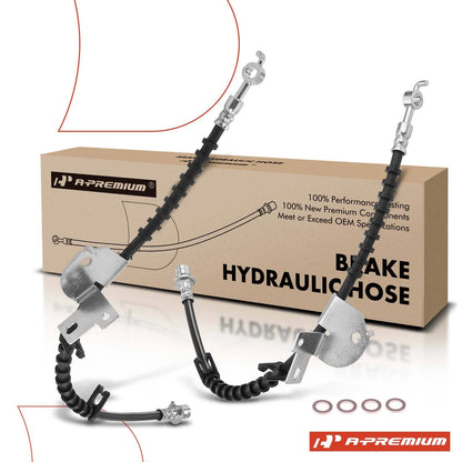 2X Front Brake Hydraulic Hose for Ford F-150 (2015–2020) HL3Z2078A, HL3Z2078B