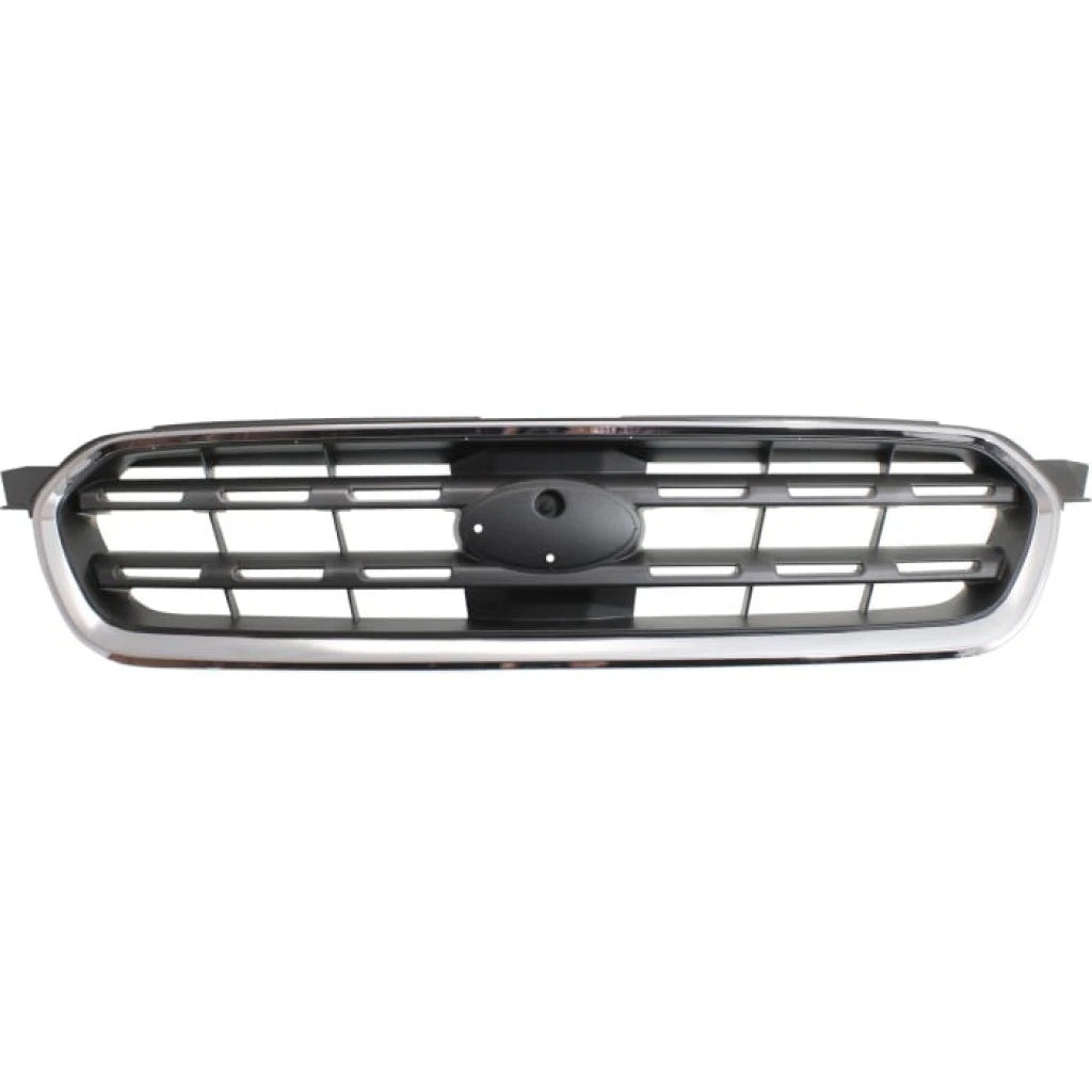Grille for Subaru Outback (2005–2007) Chrome Shell/Black Insert SU1200130