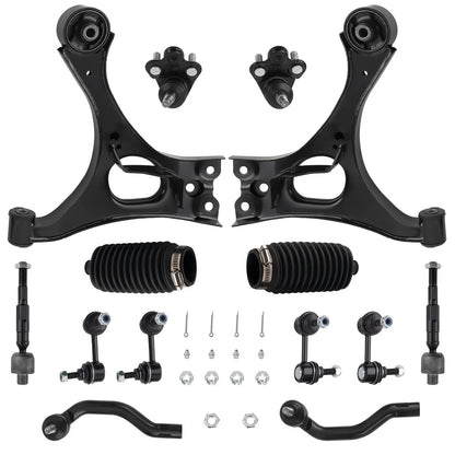 14Pcs Front Lower Control Arms & Ball Joints for Honda Civic (2006–2011)