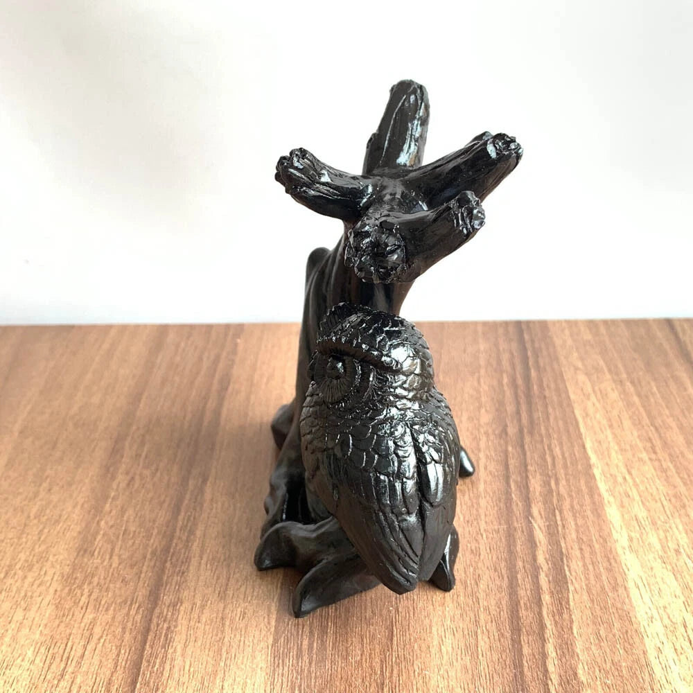 Resin Sphere Holder Stand for USA Owl Crystal Ball Decoration