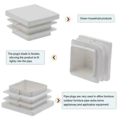 12X 38mm Square White Plastic for Automotive Use