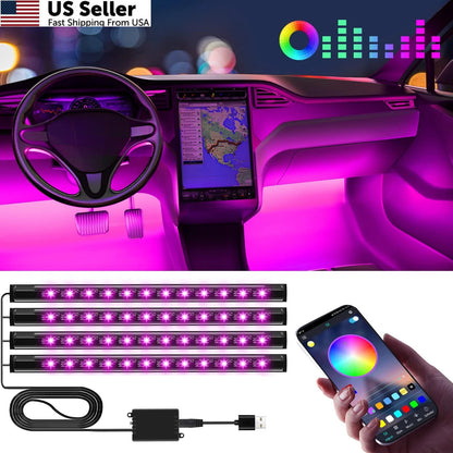 LED Interior Lights for Car Accessories (RGB)