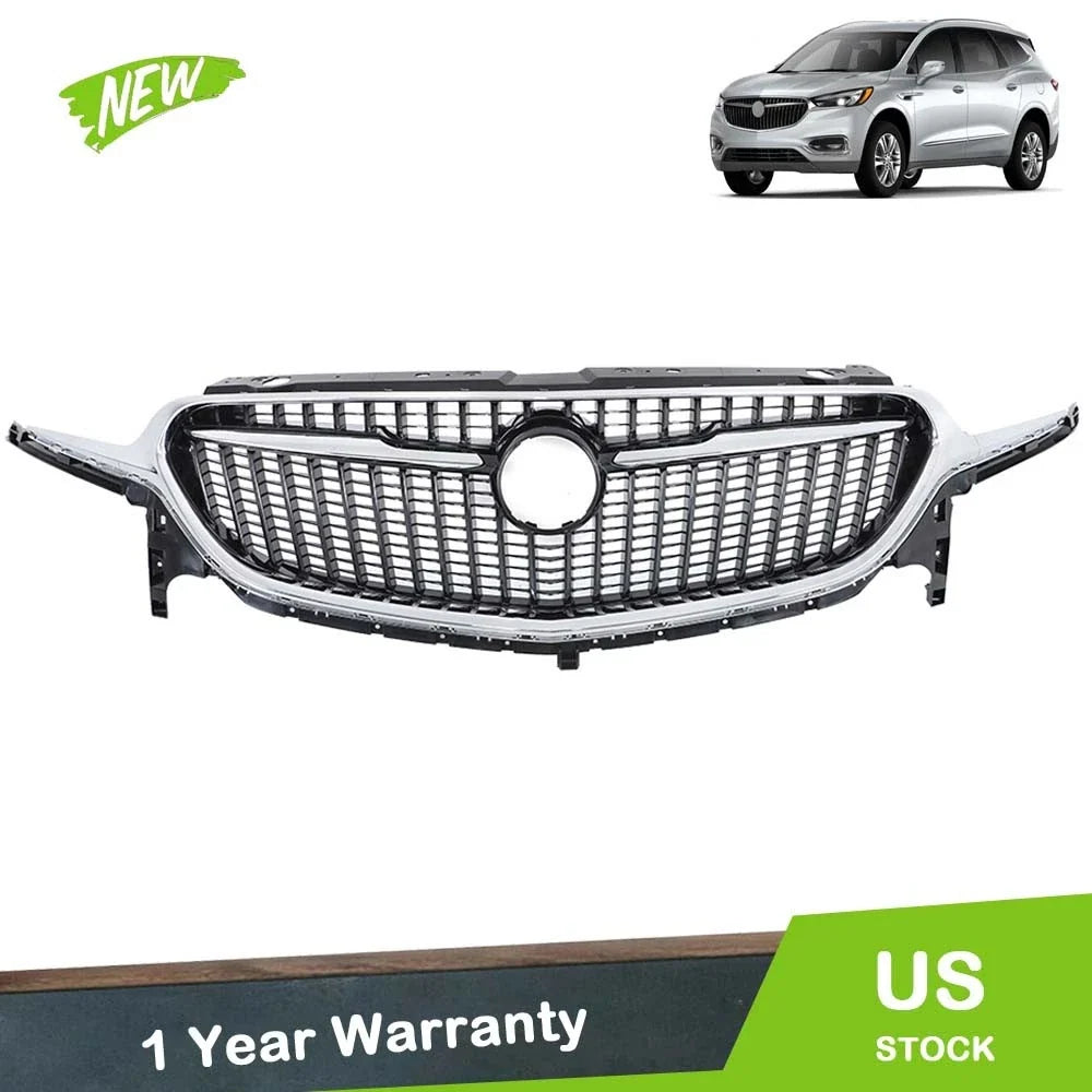 Front Bumper Grille Upper Chrome for 2018-2021 Buick Enclave 84739632