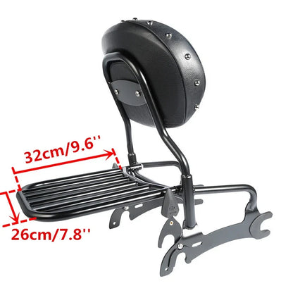 Backrest Sissy Bar Pad with Release Spools for Indian Chieftain 2014-2022