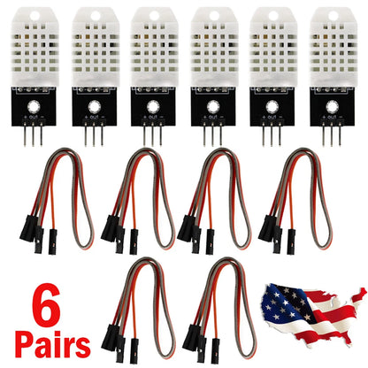 6X Digital Temperature Humidity Sensor for Arduino (DHT22, AM2302)