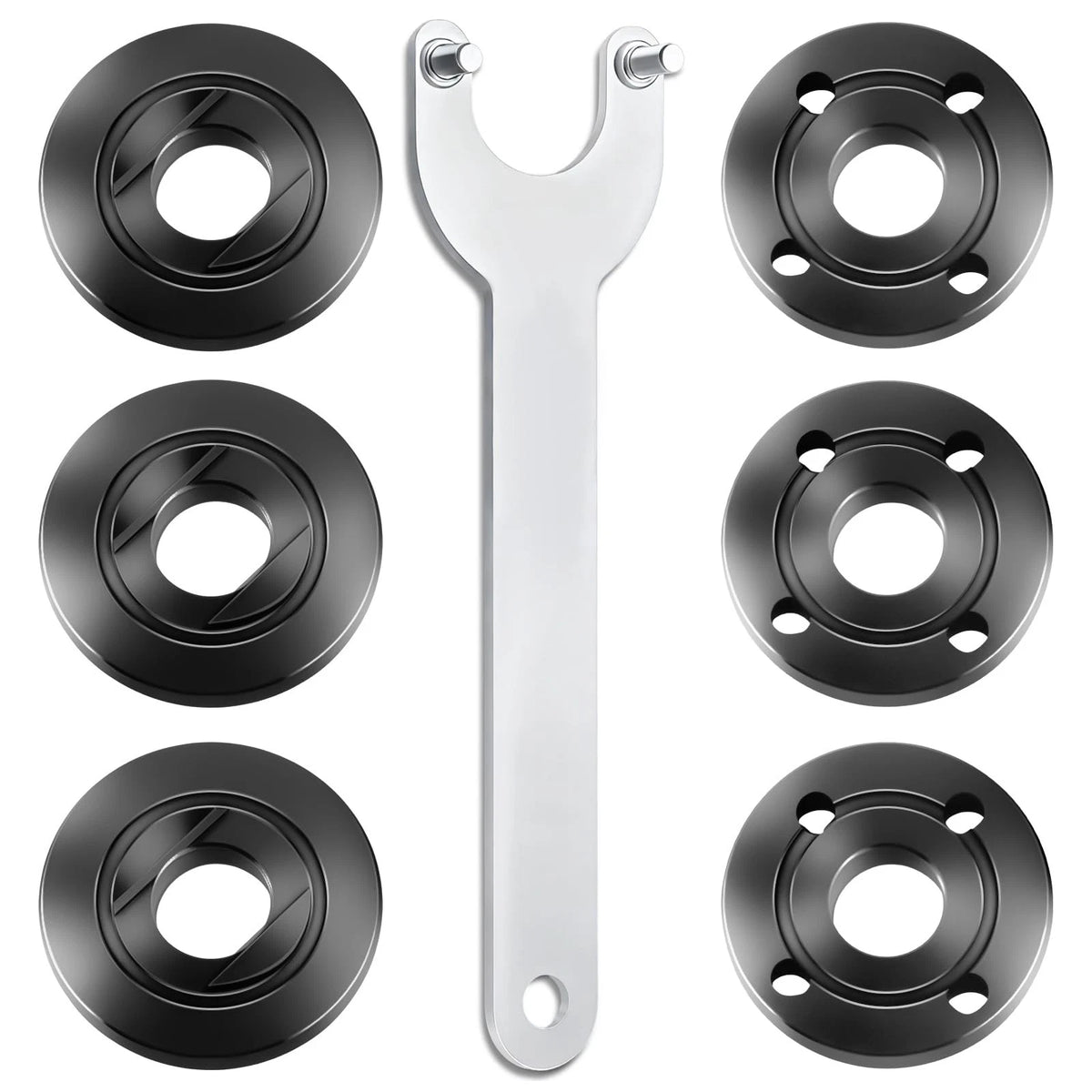 7PCS Angle Grinder Nut & Wrench Set for