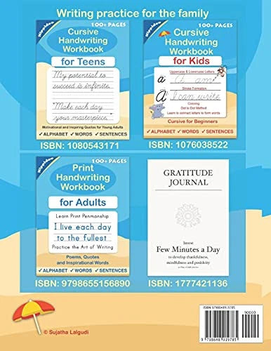 Cursive Handwriting Workbook for Adults (Learn to Write in Cursive)