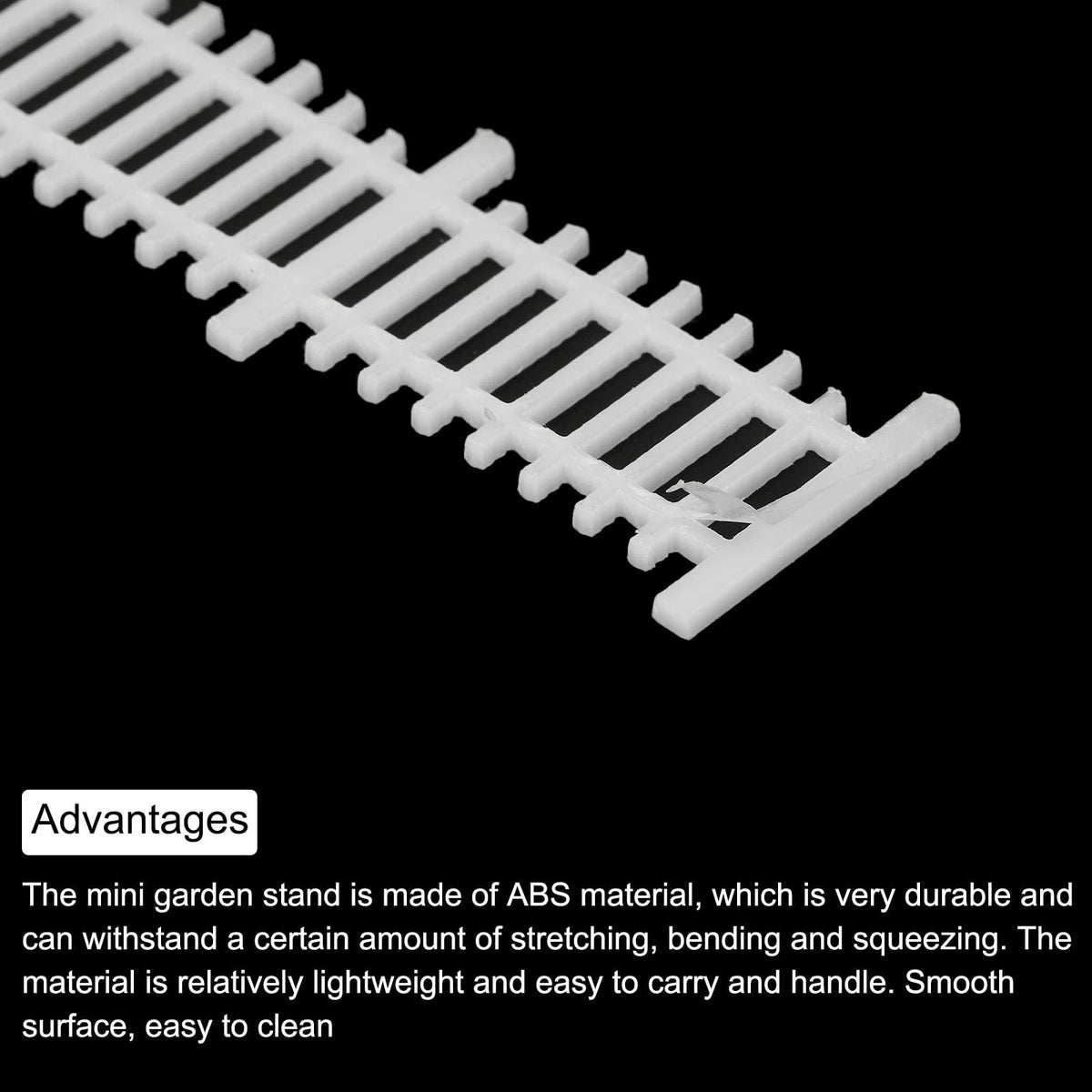 2X 4.25 Inch Miniature Garden Fence for Decorative Use