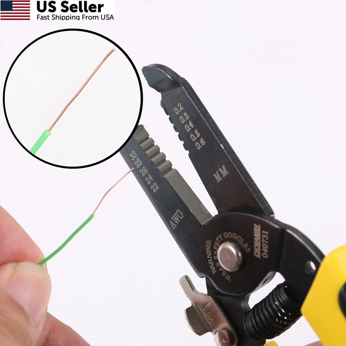 Wire Stripping Tool for 10-22AWG & 22-30AWG Wire