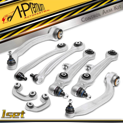 Set of 8 Front Control Arm Sway Bar Links for Volkswagen Passat (1998–2003) - 8D0411318D, 8D0411317D, K80563, K80562