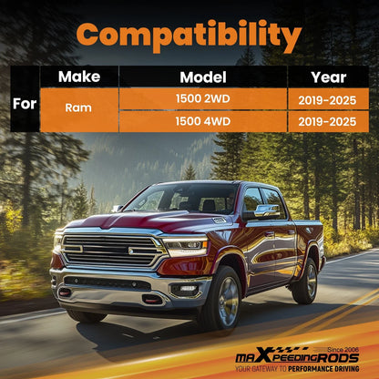 2" Front Leveling Struts for Ram 1500 2WD/4WD (2019–2025)