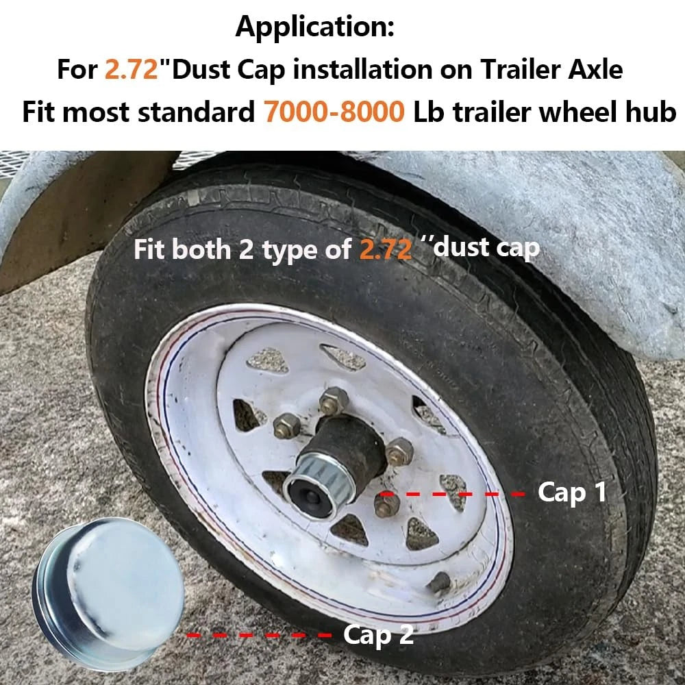 Trailer Dust Cap Installation Tool Driver for (2.72")