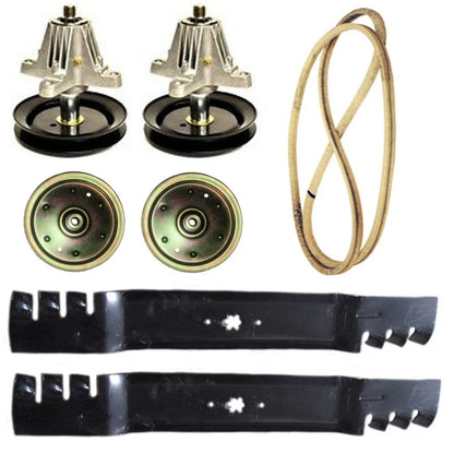 42" Mower Deck Rebuild Kit Spindles Blades for MTD Yard Machines