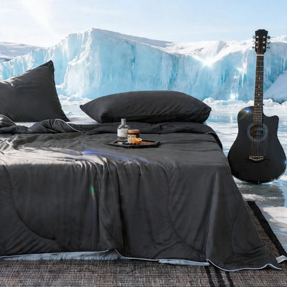 Cooling Comforter Set for Queen Size (Cooling Pillowcases Included)