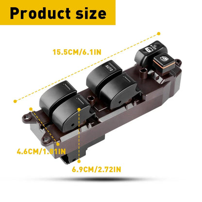 Master Power Window Switch Control for Toyota Corolla Matrix (2003–2008)