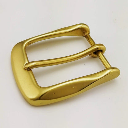 1.5" Heavy Duty Solid Brass Single Prong Square Belt for Universal Use