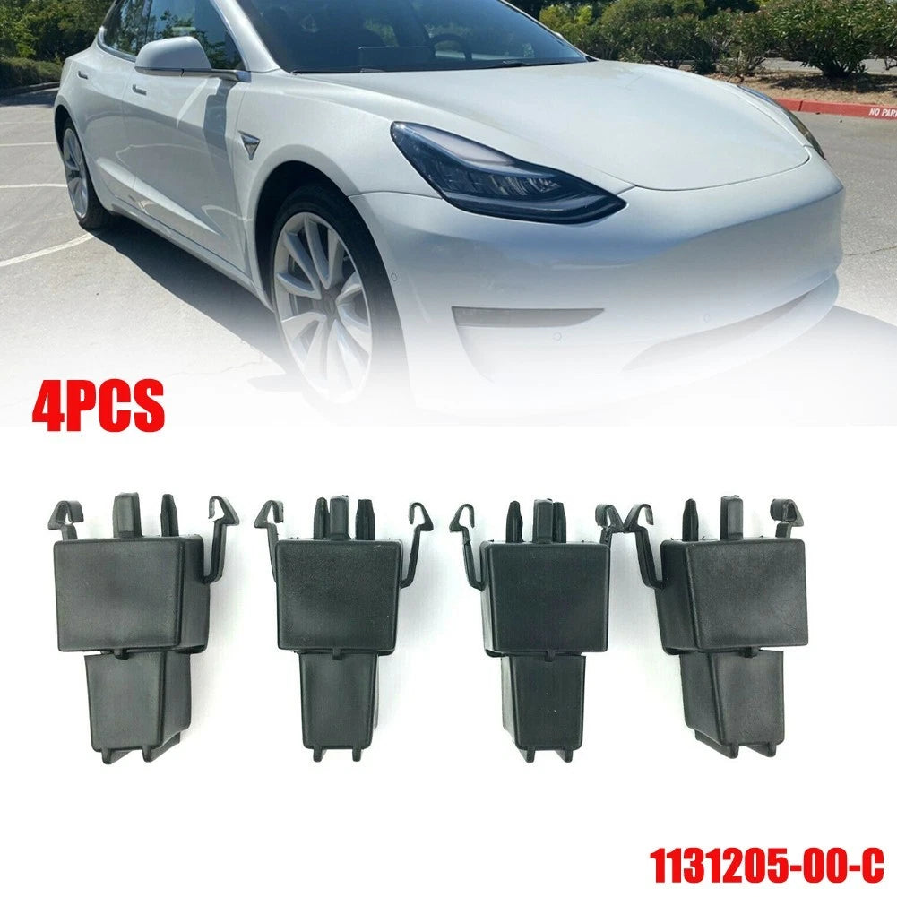 Set of 4 Frunk Clips for Tesla Model 3 (2017–2023) 1131205-00-C