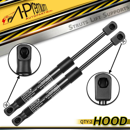 2X Front Hood Lift Supports for Dodge Viper (2003–2006) 4865820AD, 4865820AE, 8196152, 4178