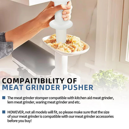 Universal Meat Grinder Pusher Stomper for Kitchenaid Meat Grinder