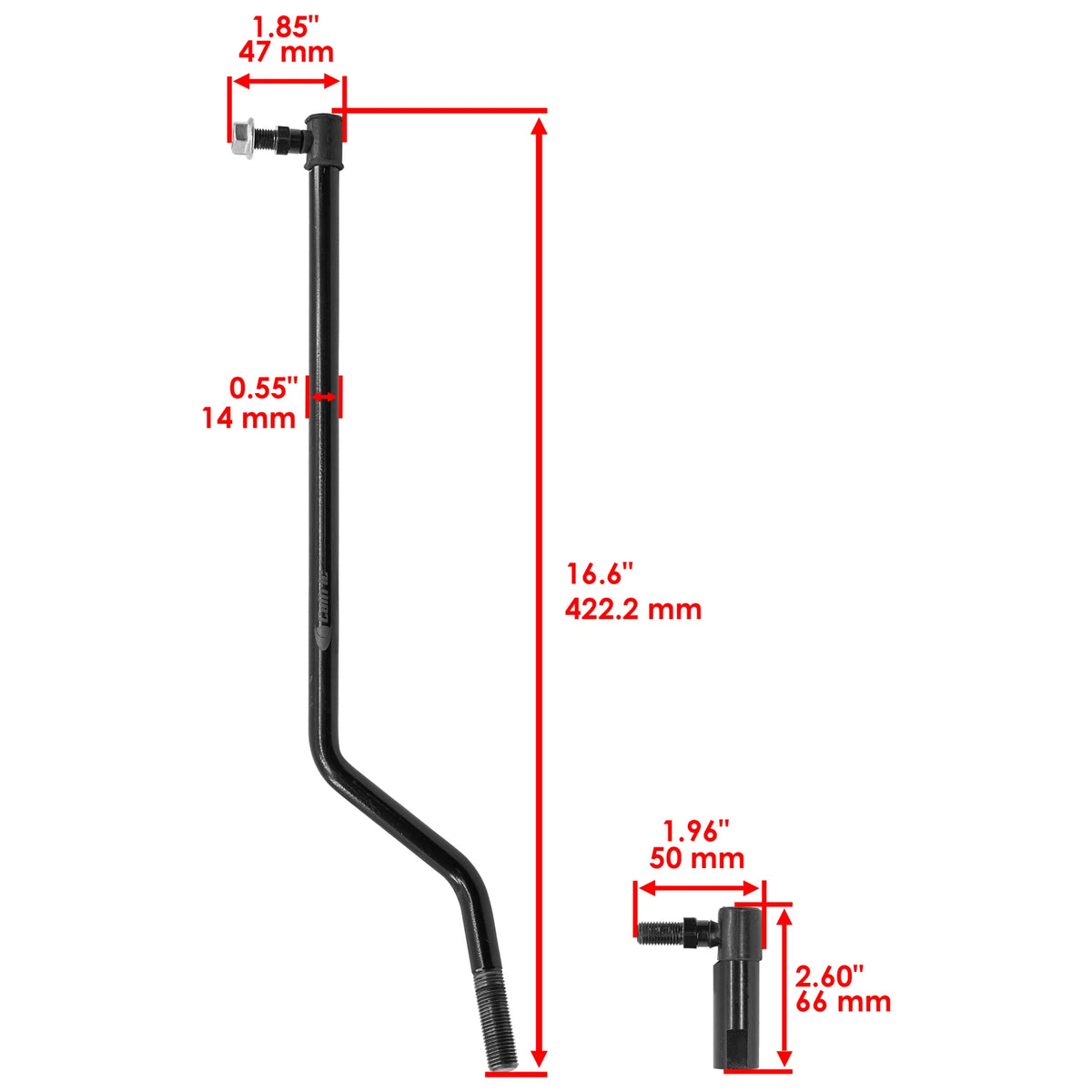 Left Side Drag Link for John Deere S240 Sport Lawn Tractor (GY21250, DL101 - LAR)