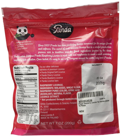 Raspberry Licorice 7 Oz for Panda (Pack of 1)