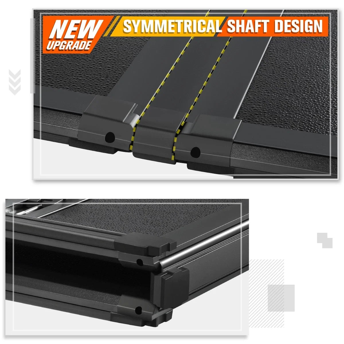 Tri-Fold Hard Tonneau Cover for Nissan Frontier 5ft Bed (2005-2021)
