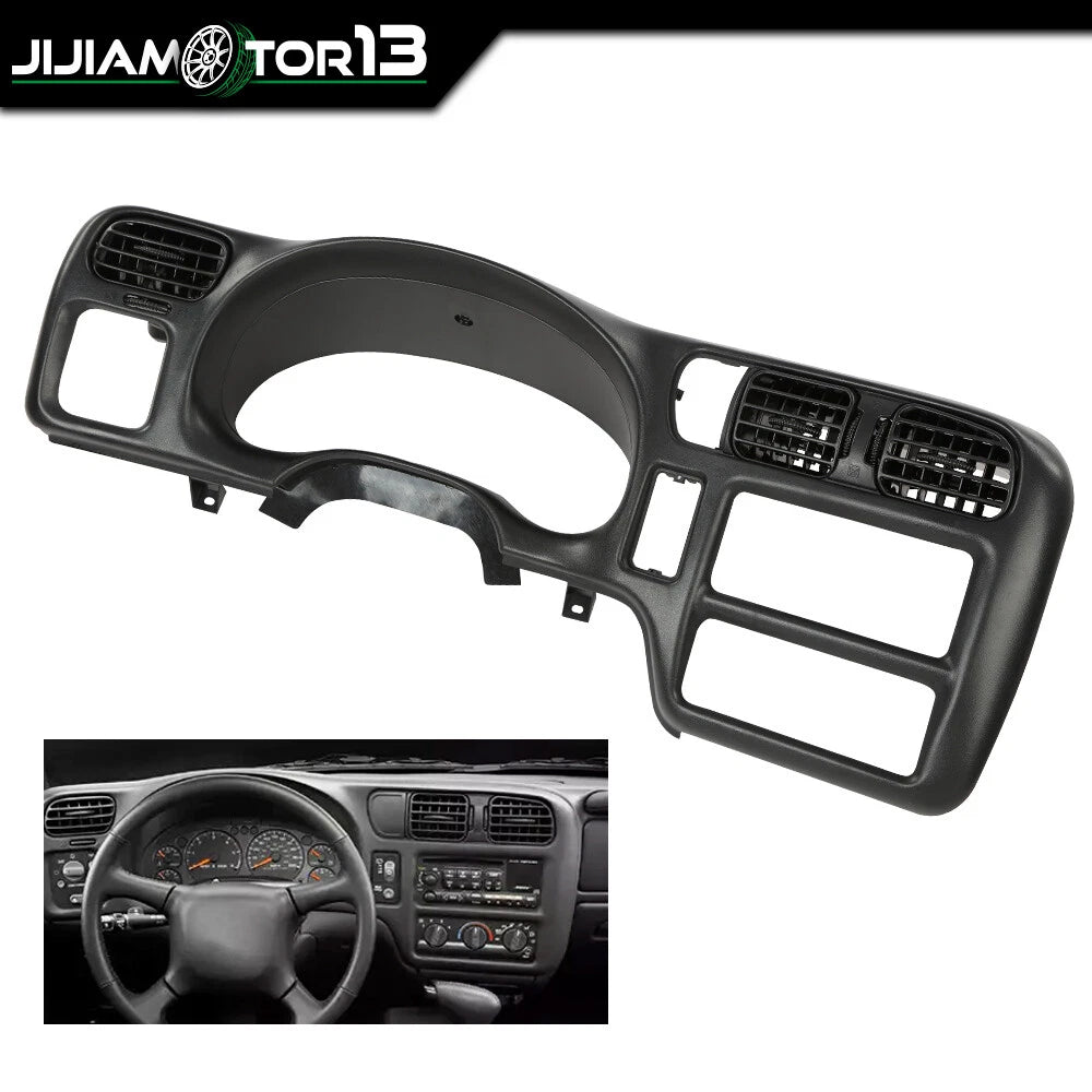 Dash Trim Bezel Cover for Chevy Blazer Jimmy Sonoma S10 (1998–2004) J-02ITM4520ABK