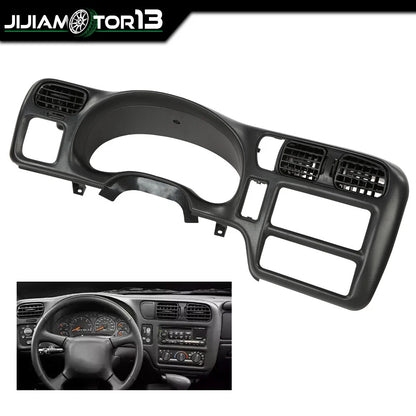 Dash Trim Bezel Cover for Chevy Blazer Jimmy Sonoma S10 (1998–2004) J-02ITM4520ABK
