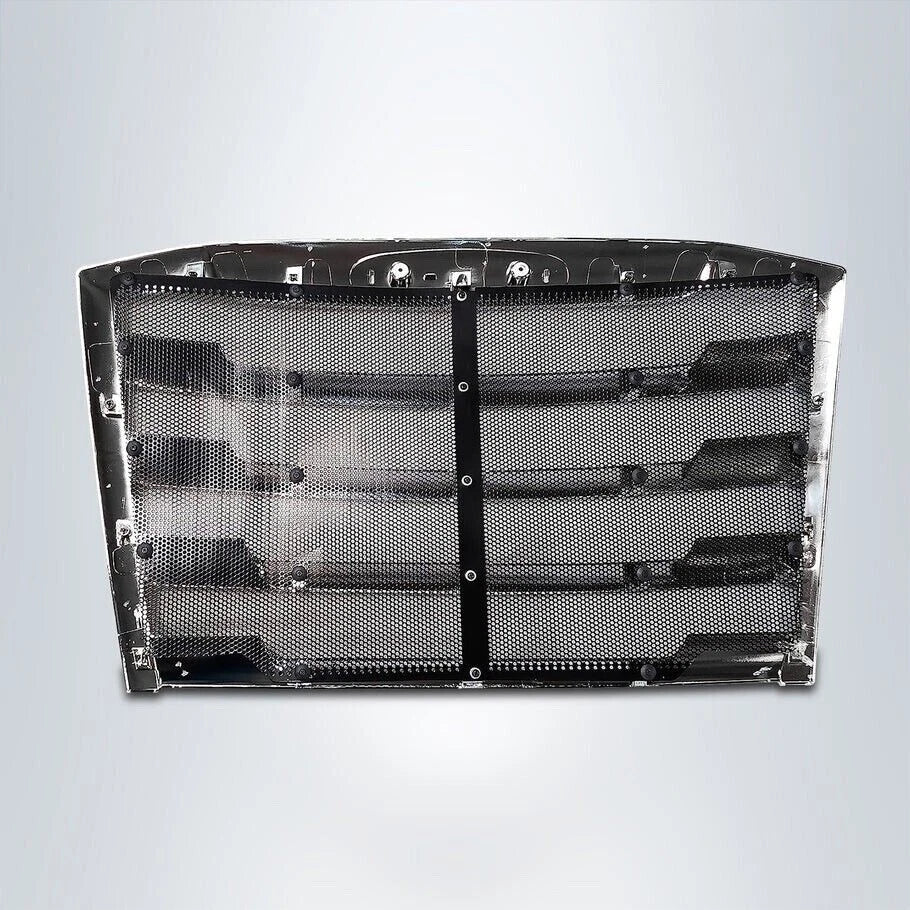 Chrome Hood Grille with Bug Screen for Freightliner Cascadia (2018–Present) - AGO-NCBLK