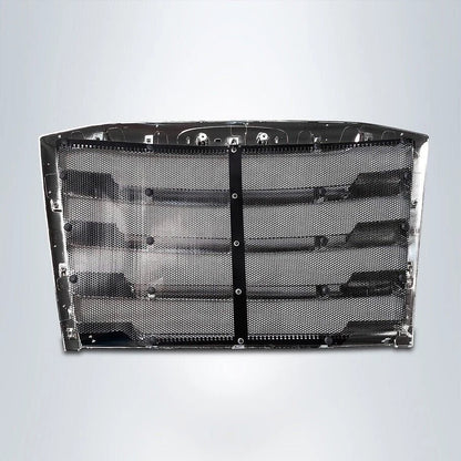 Chrome Hood Grille with Bug Screen for Freightliner Cascadia (2018–Present) - AGO-NCBLK