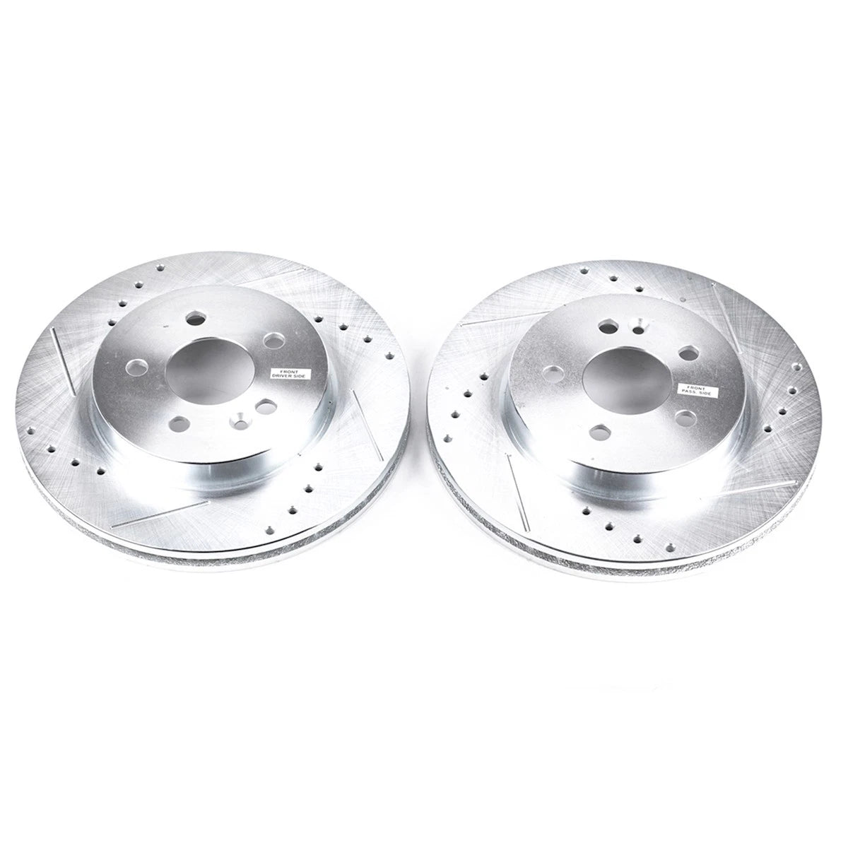 2X EBR626XPR Powerstop Brake Discs for Mercedes ML Class (1998–2005)