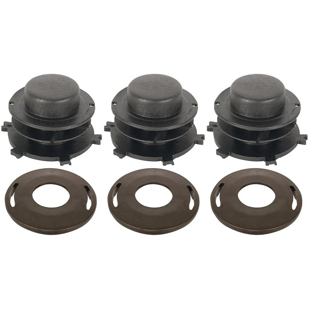 3X Trimmer Head Spool & Cap Cover Kits for Stihl