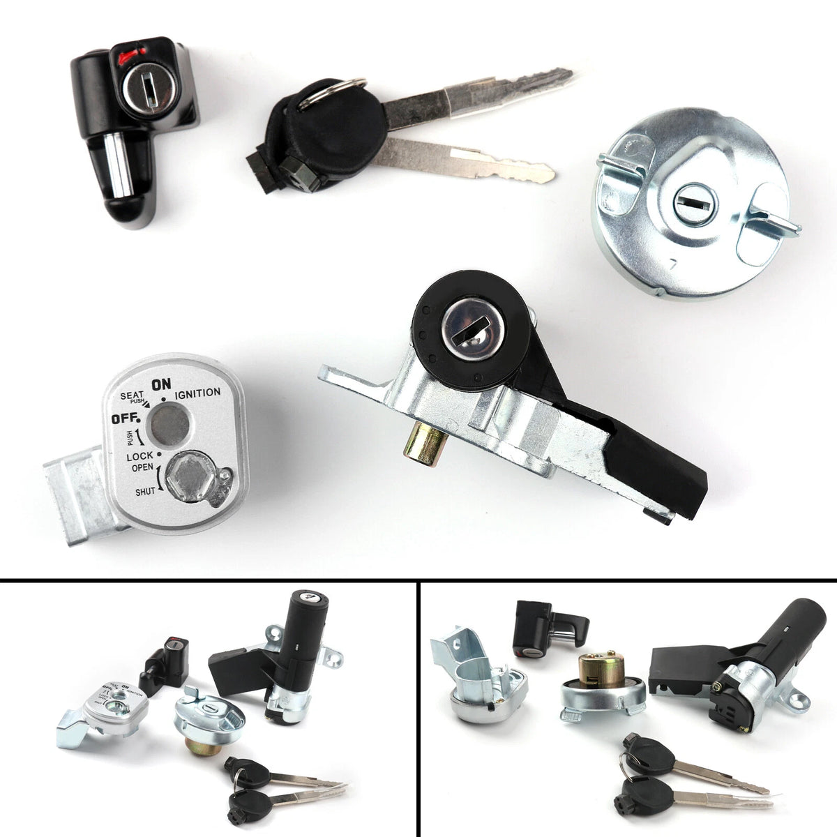 Ignition Lock Set for Honda Ruckus NPS50 (2003–2019) 35014-GEZ-611, 35014-GEZ-Y21