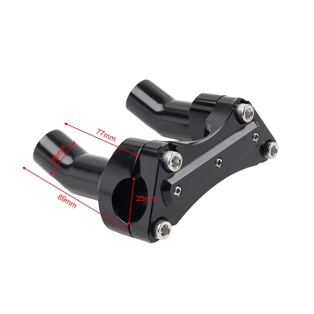 3.5" Handlebar Riser & Top Clamp for Harley Fat Boy Heritage Softail (1990–2023)