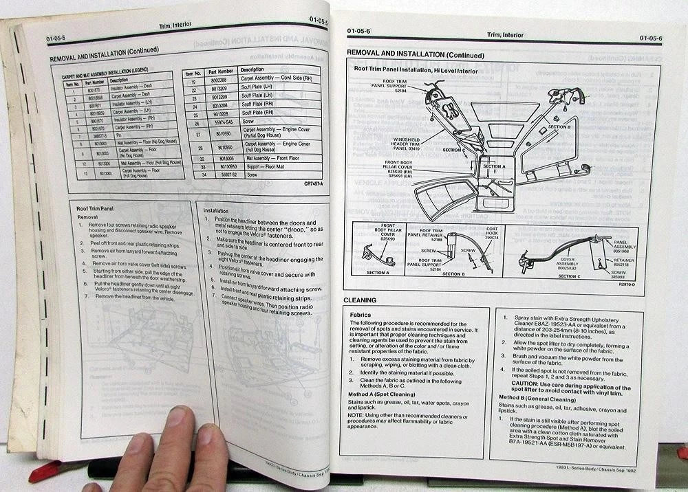 Service Manual for Ford L-Series Truck (1993)