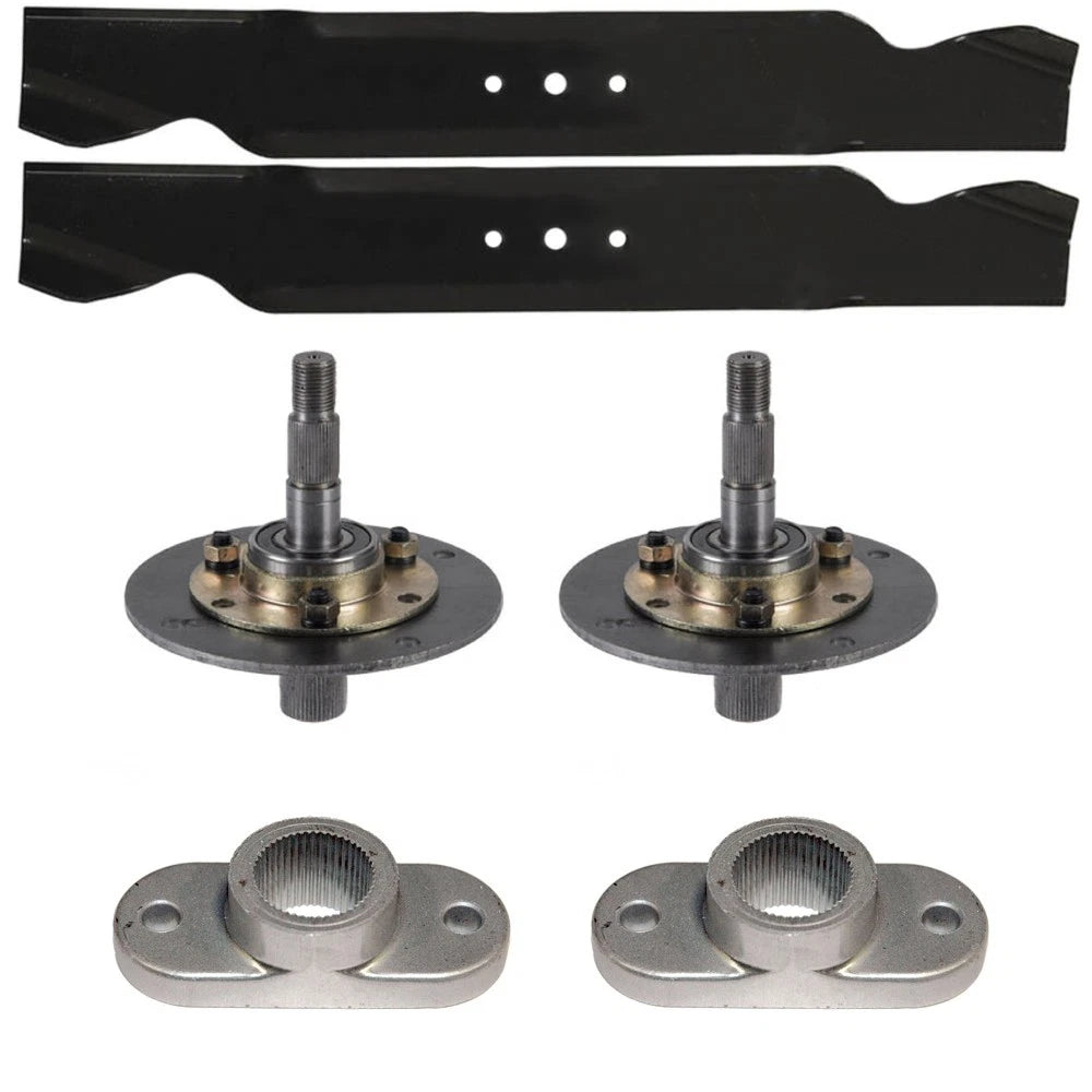 Mower Deck Kit w/ Blades, Spindles & Adapters for Mower