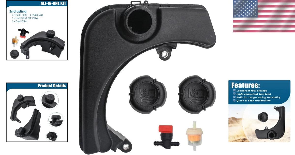Durable HDPE Lawn Mower Fuel Tank with Cap for (No Years)