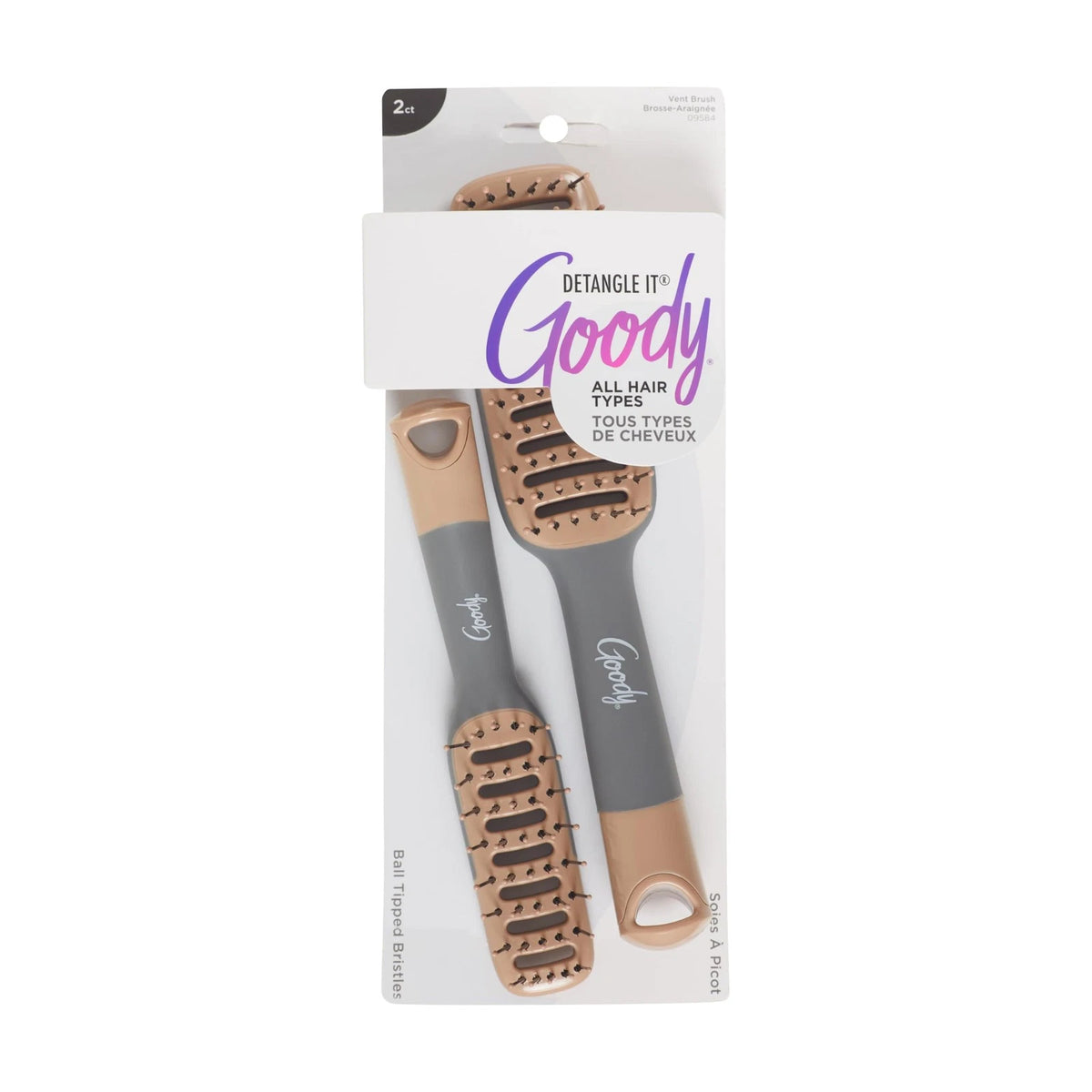 Detangle It Vented Hair Brush for Quick Drying (No Part Numbers)