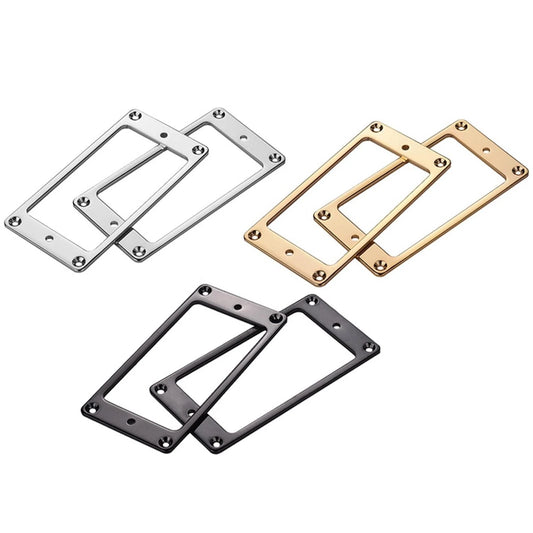 1 Pair Iron Electric Guitar Pickup Mounting Ring for Les Paul (No Years)