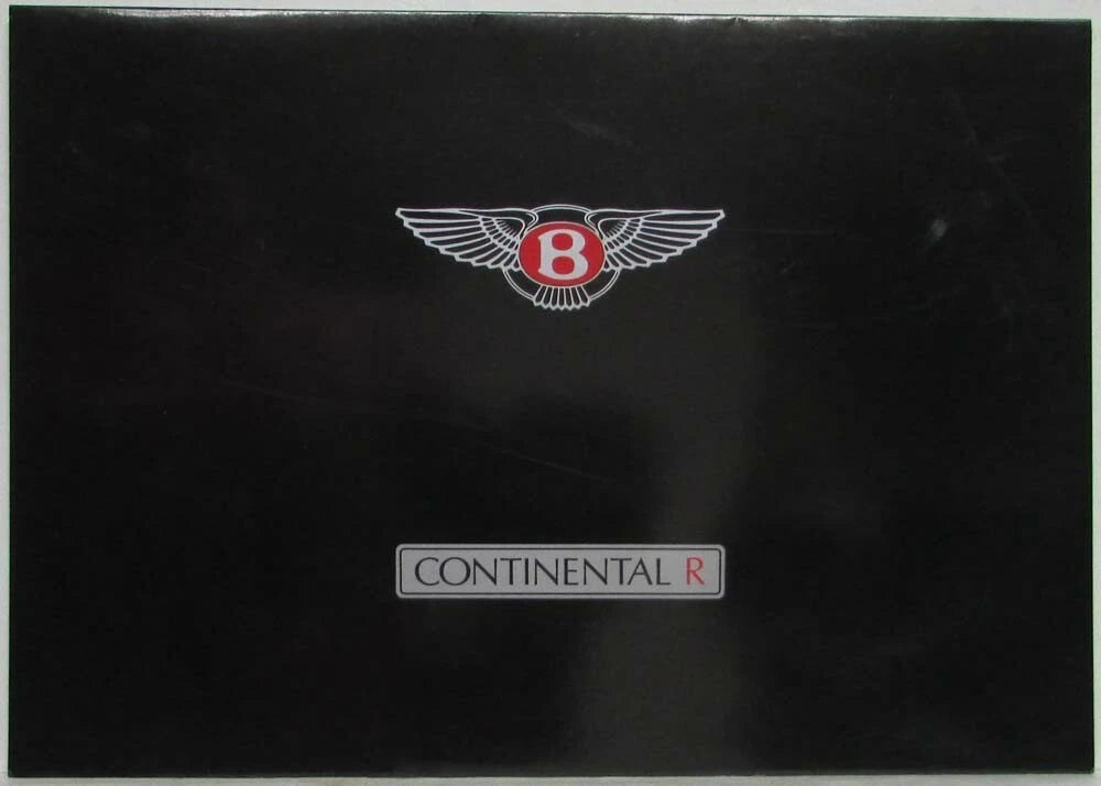 Sales Folder for Bentley Continental R (1991)