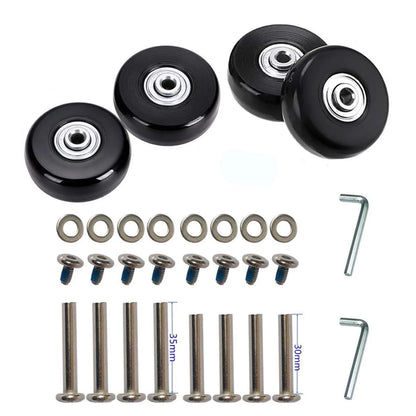 Set of 4 Luggage Suitcase Replacement Wheels 50x18mm for