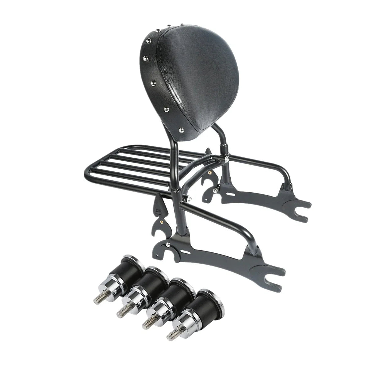 12" Backrest Sissy Bar Pad & Release Spools for Indian Chieftain (2014–2022)