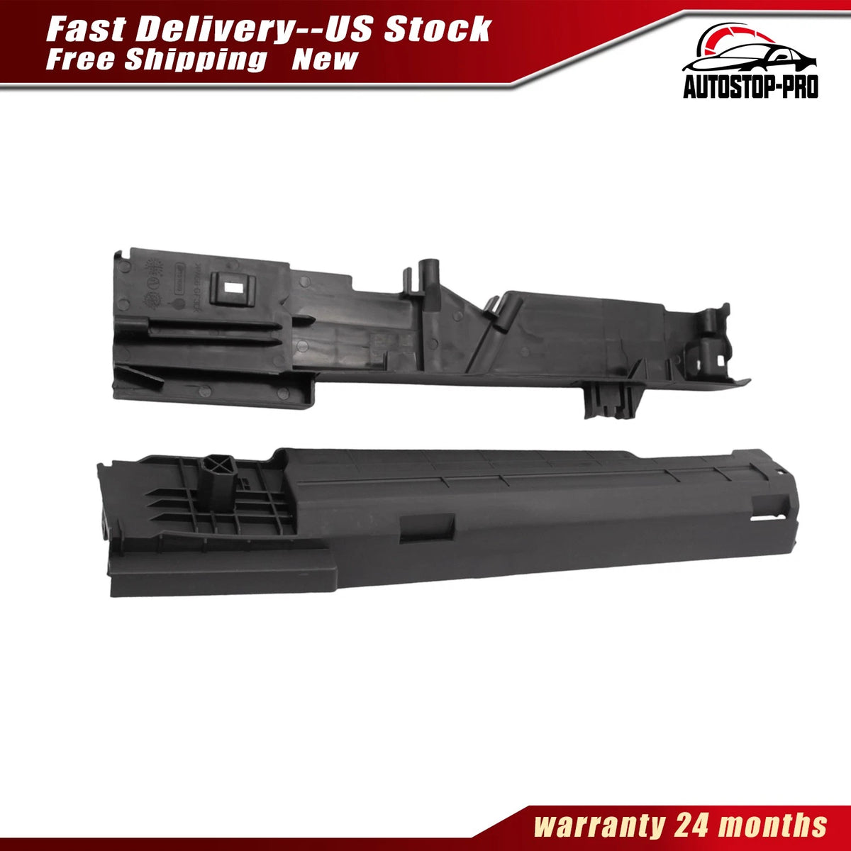 Set of 2 Radiator Support Brackets for BMW 428i 435i (17117600536, 17117600537)