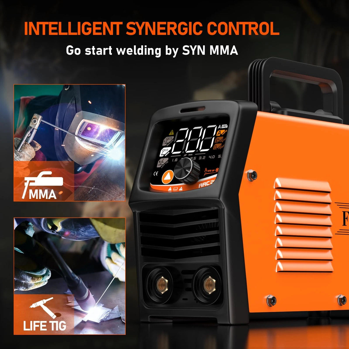 2-in-1 Stick Welder 200A for 110V/220V Systems