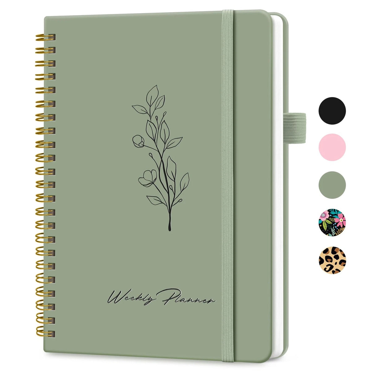 Weekly Planner Notebook with Goal & Habit Tracker