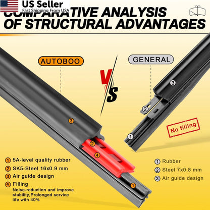 22" Windshield Wipers for