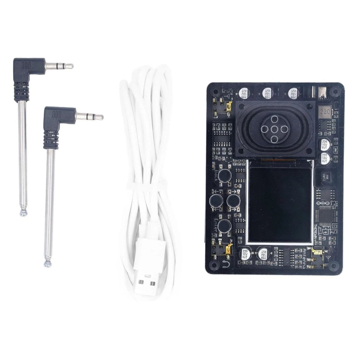 1 PC Mini Theremin Musical Instrument with OLED Screen Display
