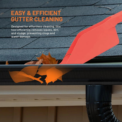 Gutter Scoop Cleaning Tool for Easy Leaf and Dirt Removal