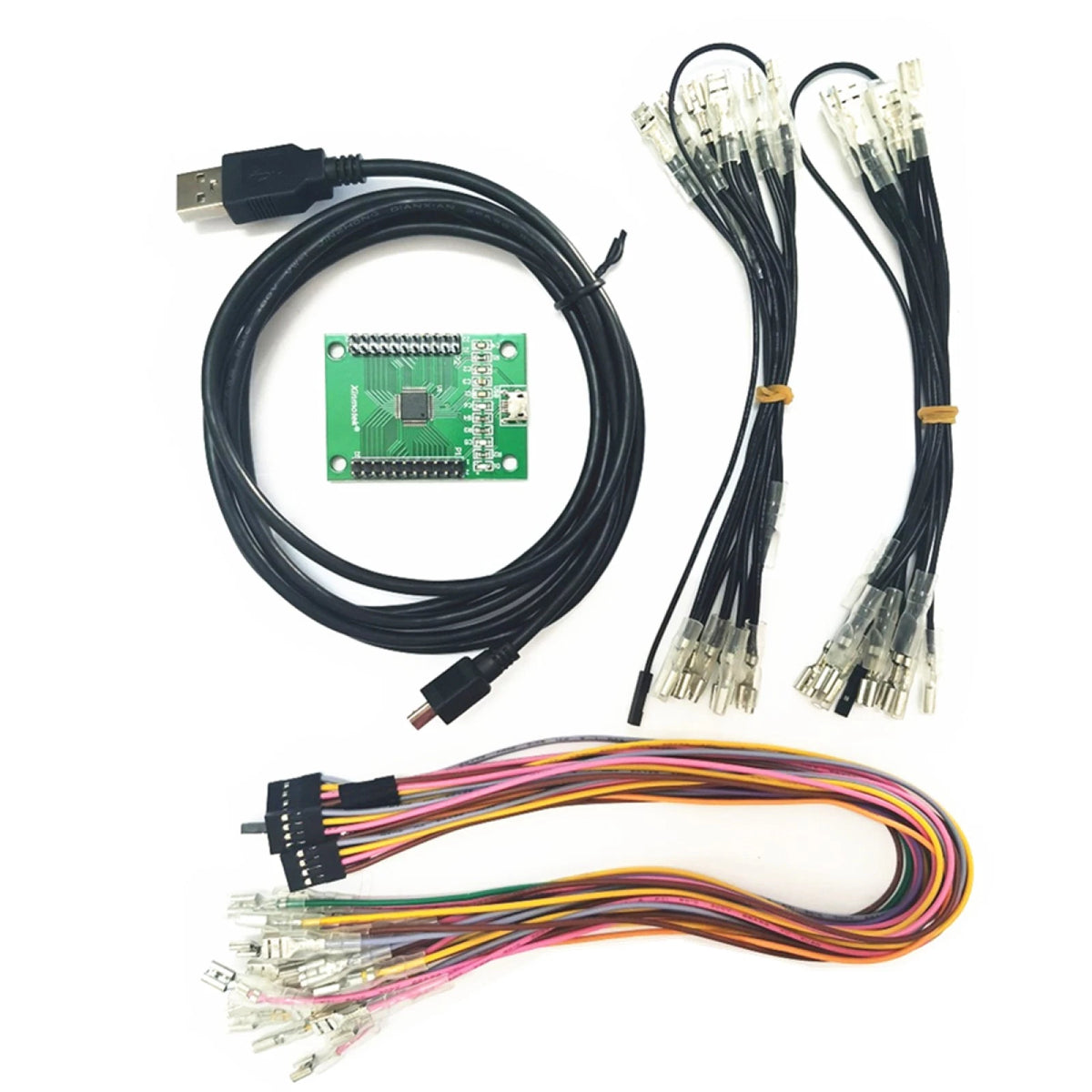 2X Arcade USB Encoder Controller 187 Wiring Kit for DIY Mame PC PS3